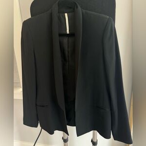 Truth and pride silk blazer in black